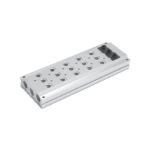CNVL-318-03-RC Распред. плита Camozzi, 3 места
