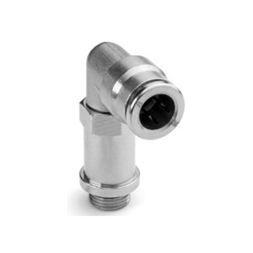 R7520L 16-1-2 Фитинг поворотный угловой Camozzi, цанга-резьба (внешн.)