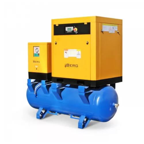 Компрессор с ресивером и осушителем Berg BK-5.5PO-500, давл. 10 бар