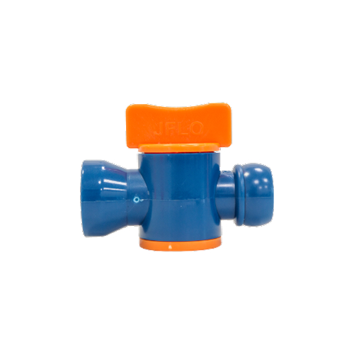 KV СОЖ 4438 Кран-соединитель, синий, для СОЖ G1/2, KIPVALVE