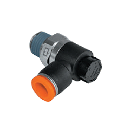 KSLA-1/2-12-P Дроссель с обратным клапаном угловой KIPVALVE