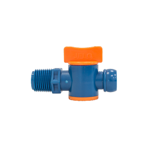 KV СОЖ 2207 Основание с краном, синее, для СОЖ G1/4, KIPVALVE