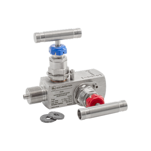 GV202-FF.M20xM20.TB.08X18H10 Двухвентильный блок KIPVALVE GV