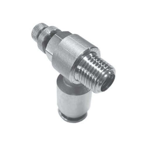 XMCU 6 M6 SS316 Дроссель Camozzi, регулировка ручная