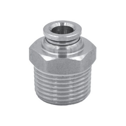 X6510 16-3/8 SS316 Фитинг прямой Camozzi, цанга-резьба (внешн.)