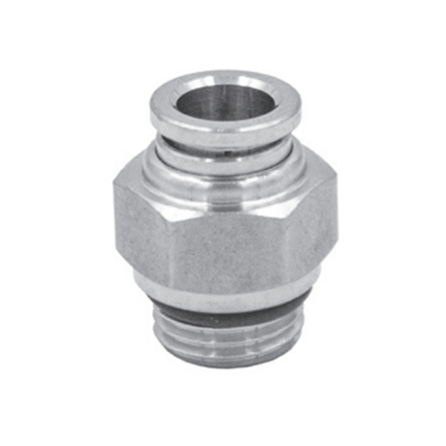 X6512 16-1/2 SS316 Фитинг прямой Camozzi, цанга-резьба (внешн.)