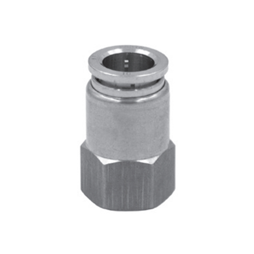 X6463 16-1/2 SS316 Фитинг прямой Camozzi, цанга-резьба (внутр.)