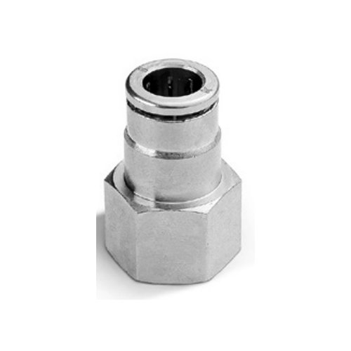 R6463 8-1/8 Фитинг прямой Camozzi, цанга-резьба (внутр.)